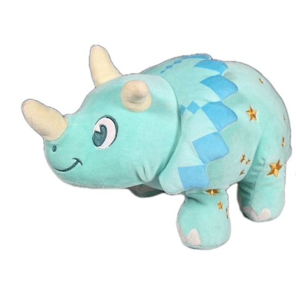Disney World Animal Kingdom Blue‎ Triceratops Plush Dinoland Dinosaur RETIRED - Picture 2 of 7